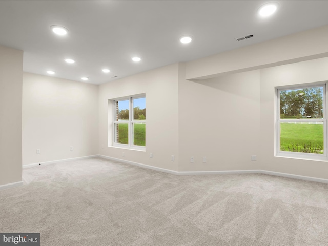 6419 Homebuilder Dr, Mount Airy, MD 21771 - carpeted spare room featuring baseboards, plenty of natural light, and recessed lighting