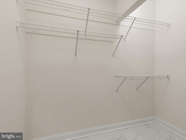6419 Homebuilder Dr, Mount Airy, MD 21771 - spacious closet with marble look tile flooring
