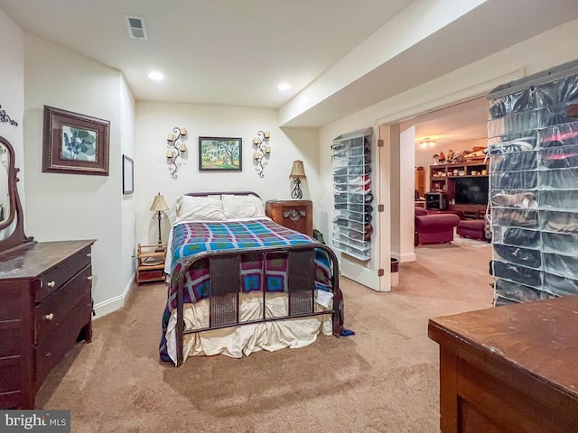 414 Saint James Ct, Langhorne, PA 19047 - bedroom with carpet, baseboards, and recessed lighting