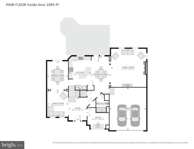 42435 Ibex Dr, Sterling, VA 20166 - floor plan / room layout