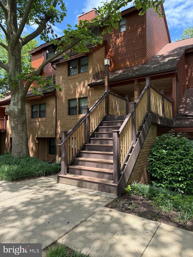 7533 Weather Worn Way Unit D, Columbia, MD 21046 - view of building exterior featuring stairs