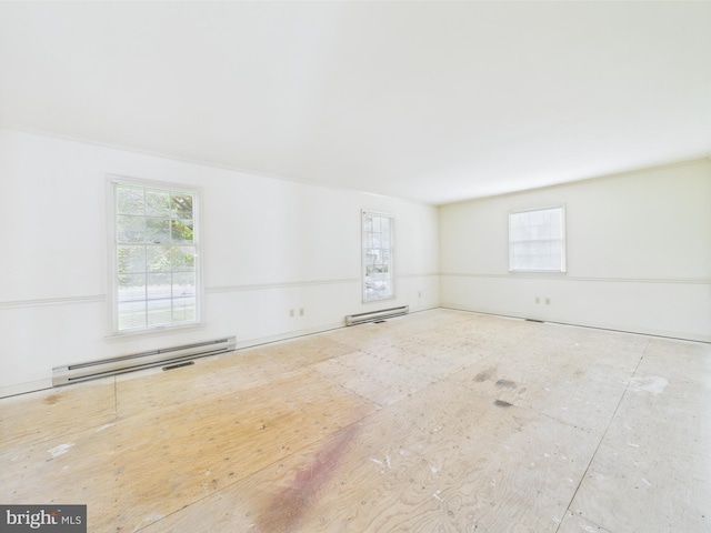 423 W Market St, Georgetown, DE 19947 - empty room with a baseboard radiator