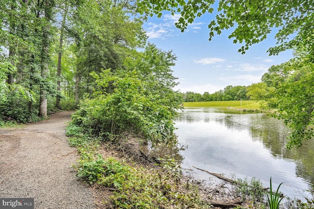 6034 Burnside Landing Dr, Burke, VA 22015 - water view featuring a forest