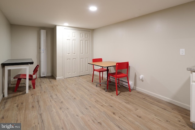 1581 W Branch Rd, State College, PA 16801 - game room with baseboards, wood finished floors, and recessed lighting