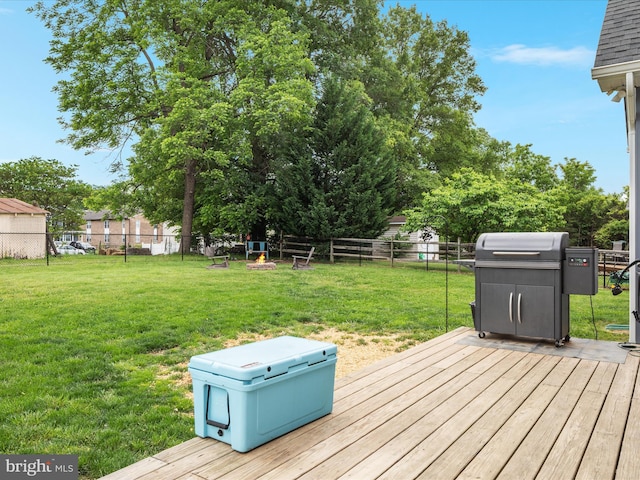 215 S Virginia St, Strasburg, VA 22657 - view of wooden deck