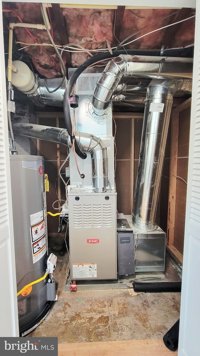 139 Wilmington Pl SE, Washington, DC 20032 - utilities featuring gas water heater and heating unit
