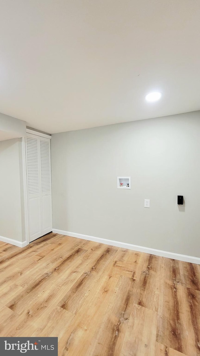 139 Wilmington Pl SE, Washington, DC 20032 - finished basement with wood finished floors and baseboards