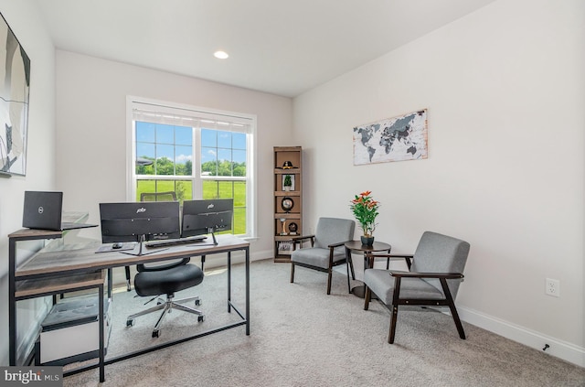 220 Moorefield St, Mechanicsburg, PA 17055 - carpeted office space featuring baseboards and recessed lighting