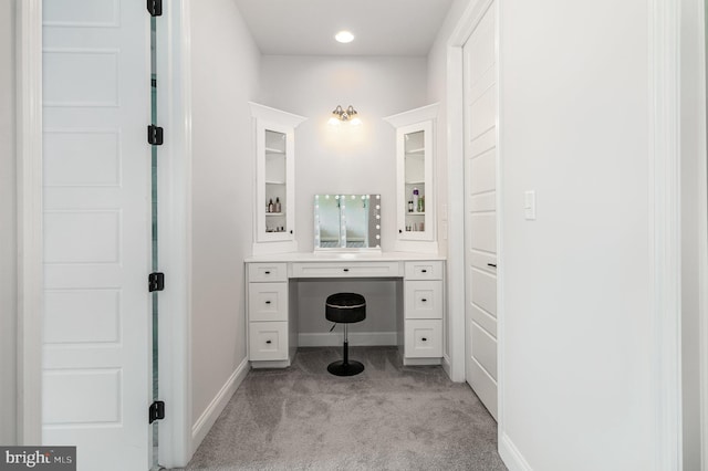 220 Moorefield St, Mechanicsburg, PA 17055 - bathroom featuring vanity, baseboards, and recessed lighting