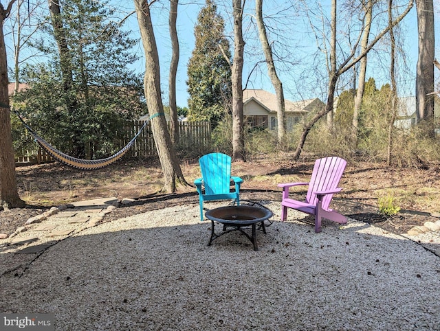 34020 Cypress Ln Unit 136, Frankford, DE 19945 - view of yard featuring a fire pit