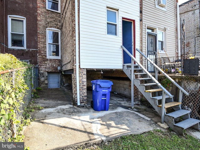 749 Bartlett Ave, Baltimore, MD 21218 - rear view of house with entry steps