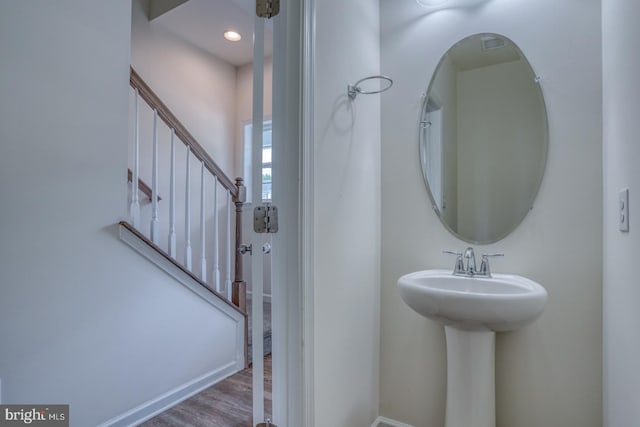 217 Tea Party Trl, Dover, DE 19901 - bathroom with wood finished floors and baseboards