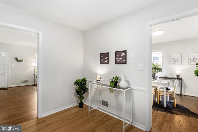 8511 Valleyfield Rd, Lutherville Timonium, MD 21093 - hall with wood finished floors and baseboards