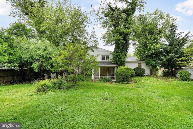 8511 Valleyfield Rd, Lutherville Timonium, MD 21093 - view of yard featuring a sunroom
