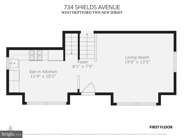 734 Shields, West Deptford, NJ 08096 - home floor plan