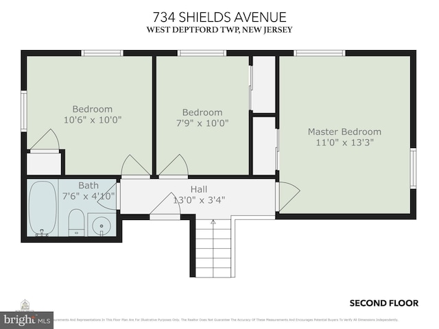 734 Shields, West Deptford, NJ 08096 - room layout