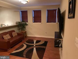 2656 15th St NW Unit C4, Washington, DC 20009 - living area featuring wood finished floors and baseboards