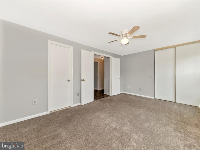1851 Dulaney Ct, Frederick, MD 21702 - unfurnished bedroom featuring carpet floors, baseboards, and ceiling fan