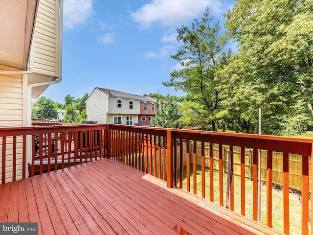 1851 Dulaney Ct, Frederick, MD 21702 - wooden deck featuring a fenced backyard
