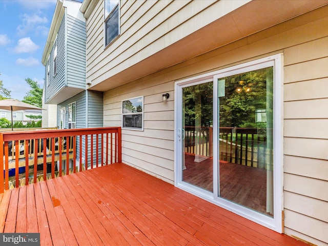 1851 Dulaney Ct, Frederick, MD 21702 - view of wooden deck
