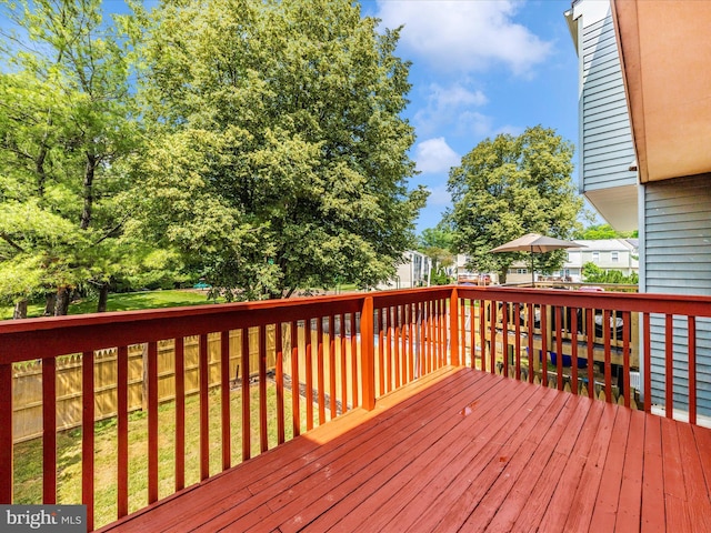 1851 Dulaney Ct, Frederick, MD 21702 - view of wooden terrace