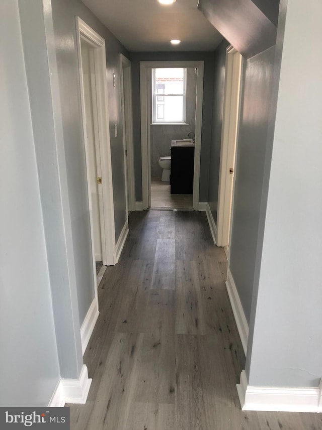 3149 Willits Rd, Philadelphia, PA 19114 - hall with wood finished floors and baseboards