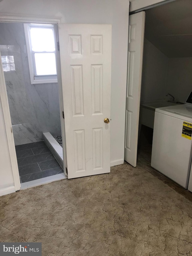 3149 Willits Rd, Philadelphia, PA 19114 - laundry room featuring washer / dryer and carpet floors