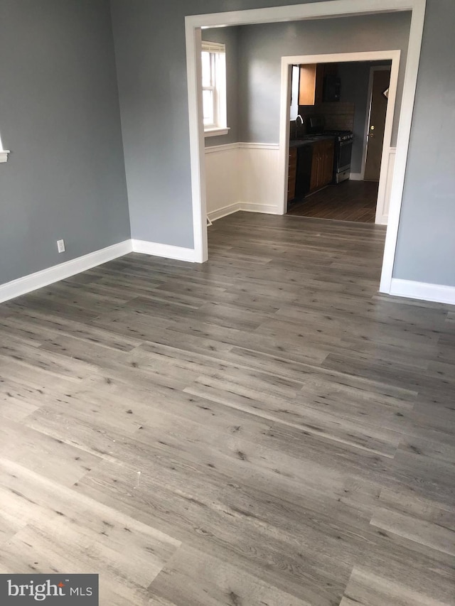 3149 Willits Rd, Philadelphia, PA 19114 - unfurnished room with dark wood-style floors and baseboards