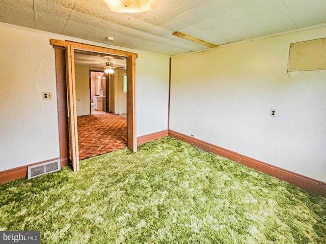 197 Coates Way, Fayette City, PA 15438 - carpeted empty room featuring baseboards