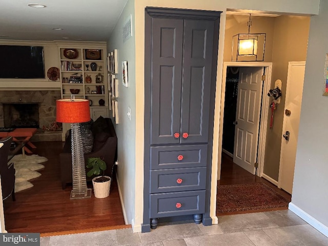 1041 Bobwhite Dr, Cherry Hill, NJ 08003 - corridor with baseboards and built in features