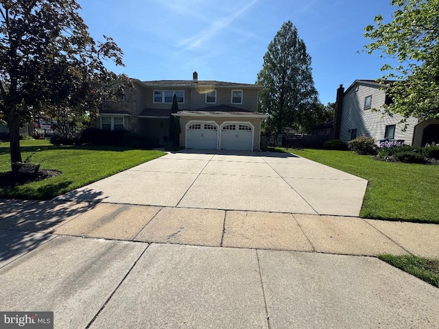 1041 Bobwhite Dr, Cherry Hill, NJ 08003 - traditional-style house featuring concrete driveway and a front yard