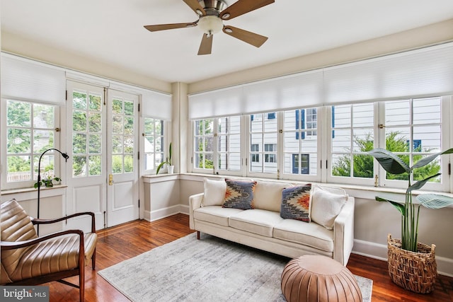4405 Underwood Rd, Baltimore, MD 21218 - sunroom with french doors