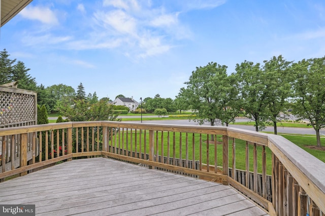 44138 Allderwood Ter, Ashburn, VA 20147 - wooden deck with a yard