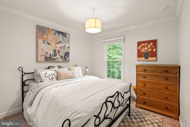 2455 Alsop Ct, Reston, VA 20191 - carpeted bedroom with crown molding and baseboards