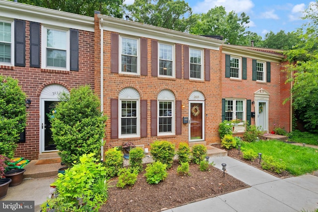 2455 Alsop Ct, Reston, VA 20191 - view of front of house with brick siding and entry steps