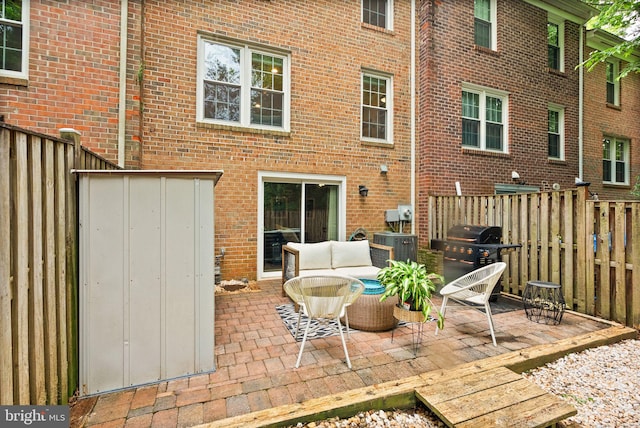 2455 Alsop Ct, Reston, VA 20191 - view of patio / terrace with grilling area and an outdoor living space