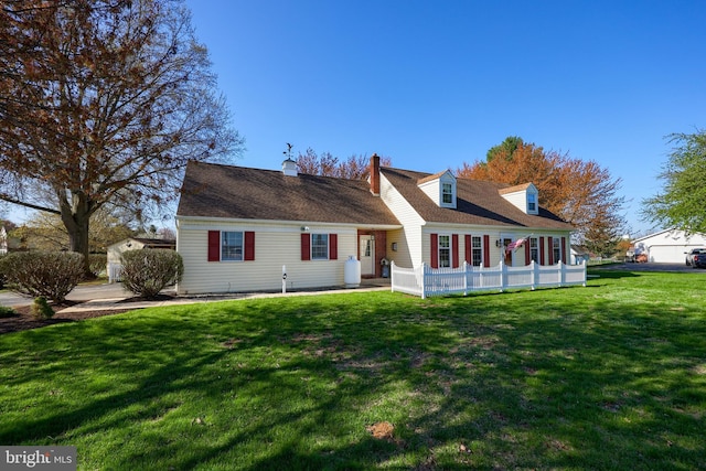 2 Kings Ct, Gordonville, PA 17529 - view of front of home with a front lawn and a chimney