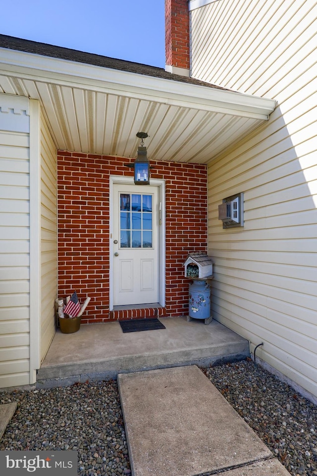2 Kings Ct, Gordonville, PA 17529 - view of exterior entry featuring brick siding and cooling unit