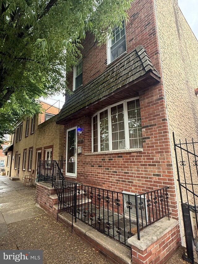 2609 E Monmouth St, Philadelphia, PA 19134 - view of front of house with brick siding
