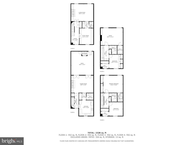 116 Cameron Mews, Alexandria, VA 22314 - floor plan / room layout