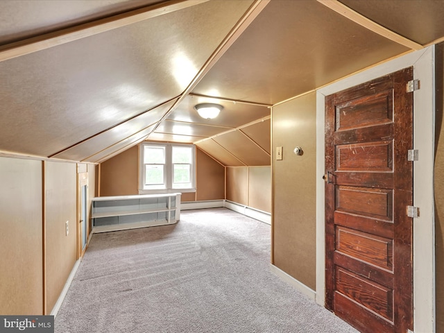 9 S Stanton St, Schuylkill Haven, PA 17972 - additional living space featuring carpet, baseboards, lofted ceiling, and baseboard heating