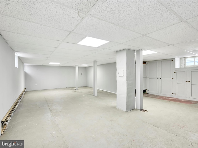 9 S Stanton St, Schuylkill Haven, PA 17972 - below grade area with a drop ceiling