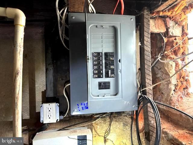744 Cherry St, Camden, NJ 08103 - utilities with electric panel
