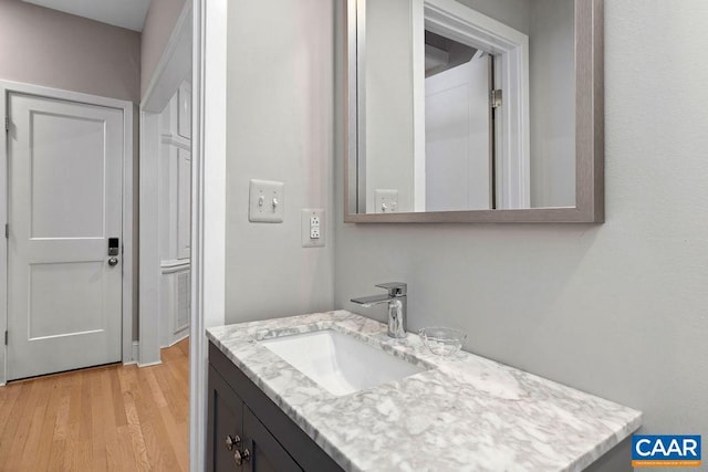 15 Trillium Close, Wintergreen Resort, VA 22967 - bathroom with vanity and wood finished floors