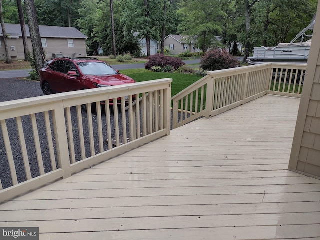 23 Beaconhill Rd, Ocean Pines, MD 21811 - view of wooden deck