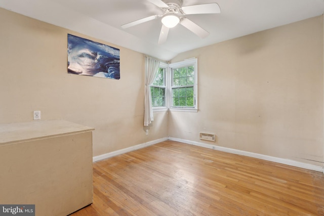 2029 Norhurst Way S, Baltimore, MD 21228 - spare room with light wood finished floors, baseboards, and ceiling fan