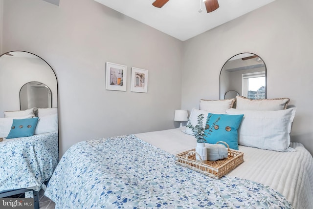 4201 Cathedral Ave NW Unit 918W, Washington, DC 20016 - bedroom with a ceiling fan