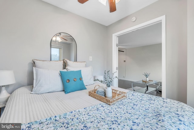 4201 Cathedral Ave NW Unit 918W, Washington, DC 20016 - bedroom with ceiling fan
