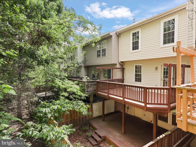 10612 Winfield Loop, Manassas, VA 20109 - rear view of property with a deck