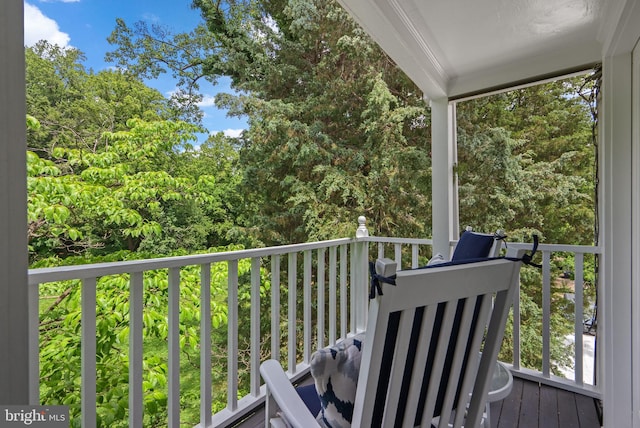1937 38th St NW, Washington, DC 20007 - view of balcony